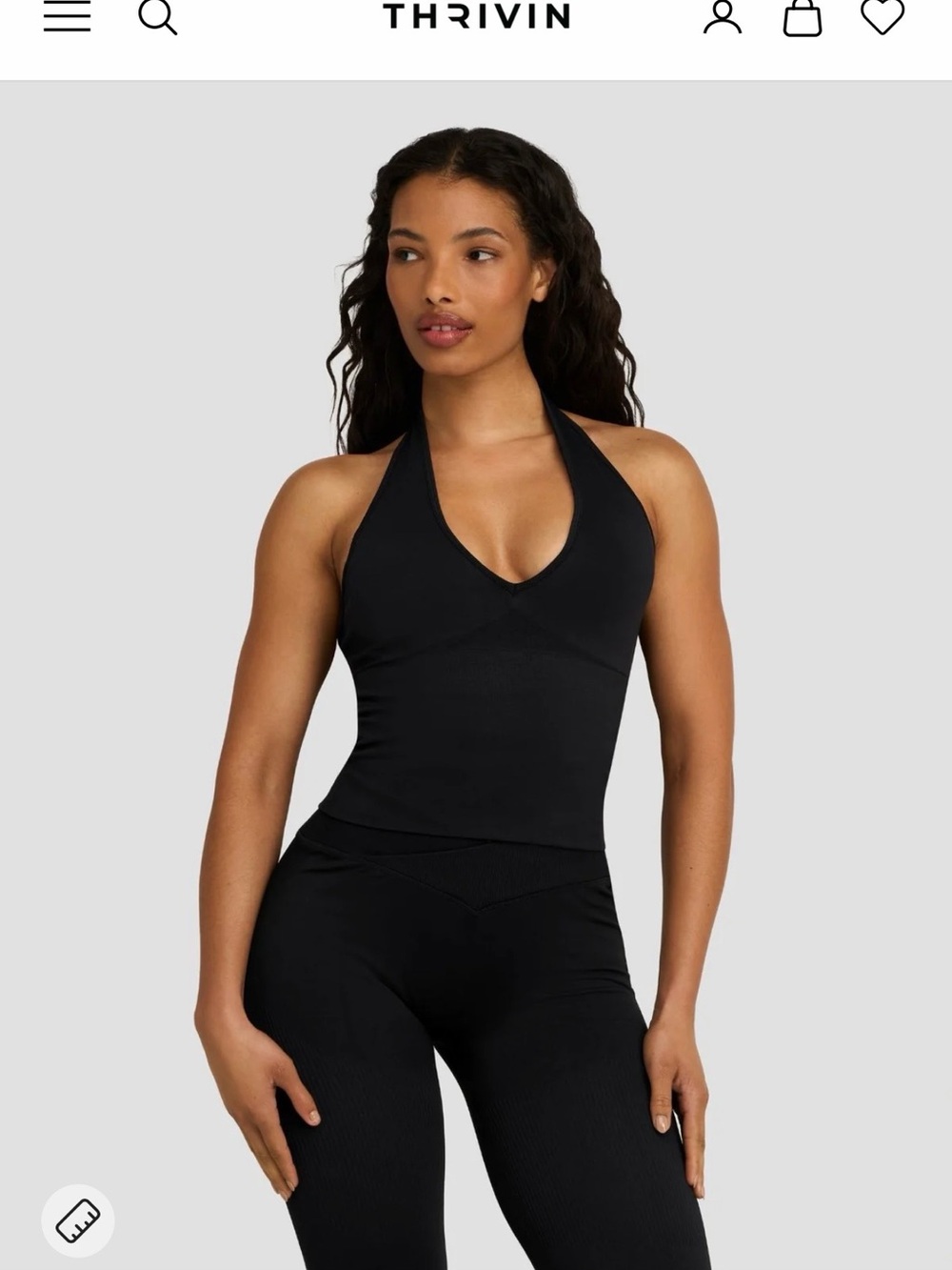 Black Halter Tank Top